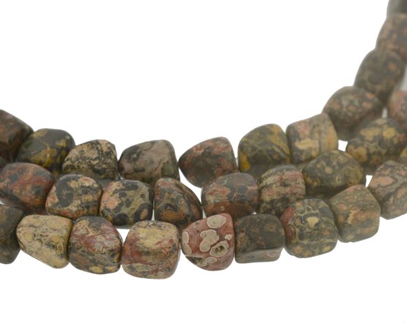 Pedra rolada rodonita P - Tamanhos variados (5 peças) PO-221